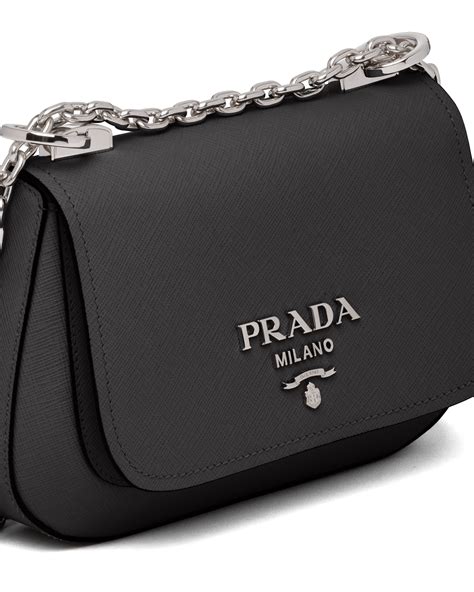 Prada Saffiano Leather Shoulder Bag (pre